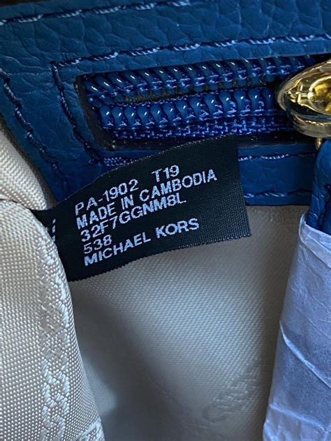 are michael kors bags made in cambodia|how to authenticate michael kors.